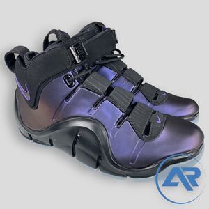 Nike Zoom Lebron IV 4 'Eggplant' Purple Black Men's Size 8.5  FN6251-001